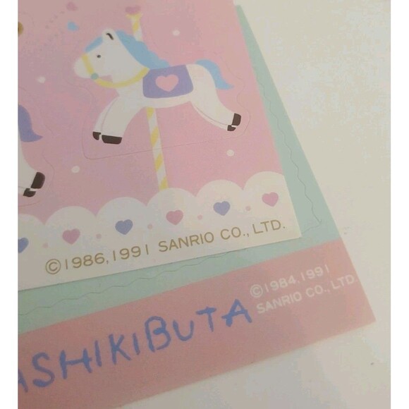 Vintage NOS 5x 1994-95 Sanrio Sticker Sheets Keroppi Twin Stars Pochacco & MORE - Picture 3 of 10